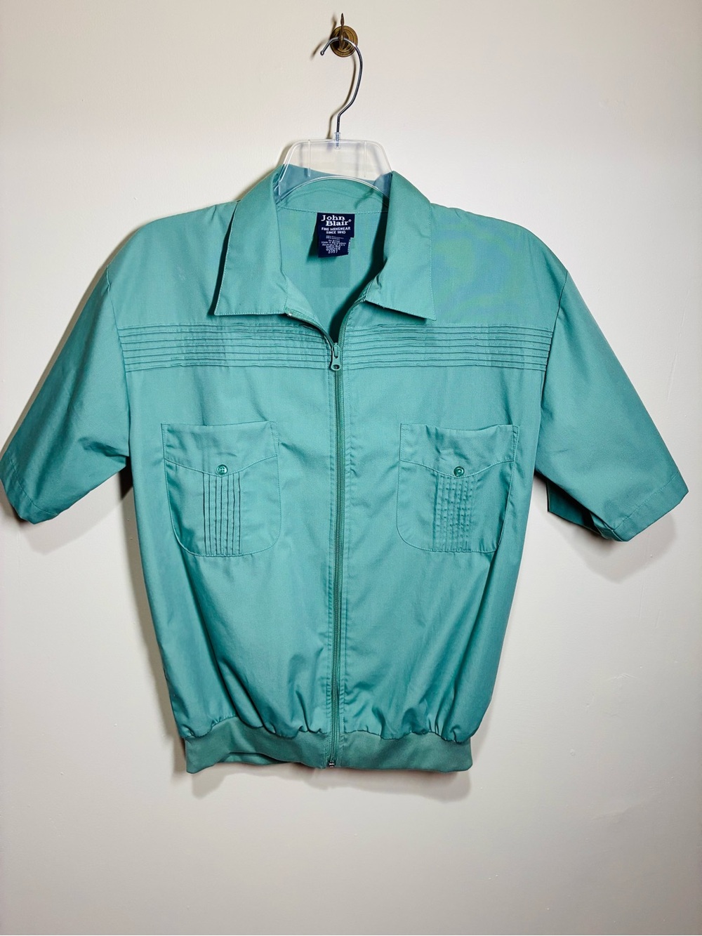 John Blair Men's Lightweight Shirt Jacket — Mint Green / Unisex